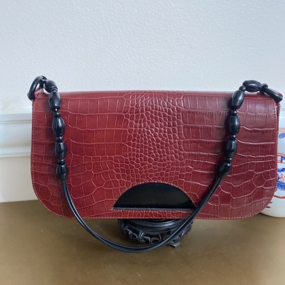 Carla Mancini classic leather handbag